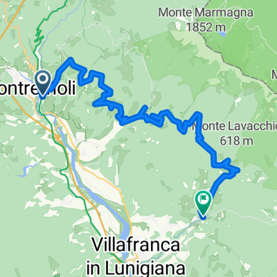 Pontremoli-Ceretoli-Rocca Sigillina-Bagnone_variante