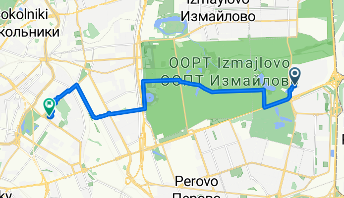 От Челябинская улица 4, корп. 2, Москва до Москва