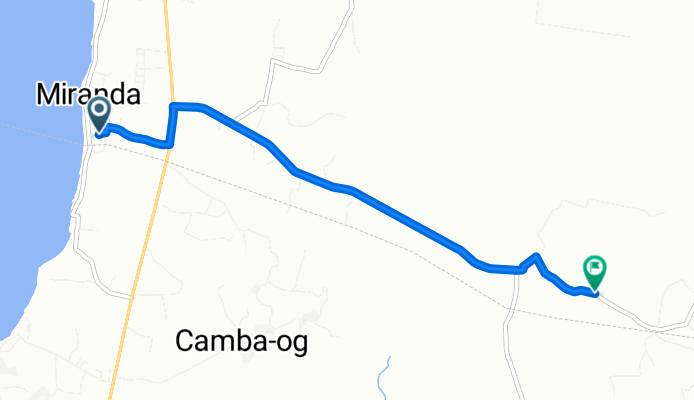 Barangay Miranda Main Road, Pontevedra to Unnamed Road, Pontevedra