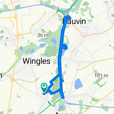 De 20 Rue Arthur Lamendin, Vendin-le-Vieil à 22 Rue Arthur Lamendin, Vendin-le-Vieil
