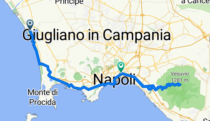 Lago Patria - Vesuvio - Stazione Cent.le