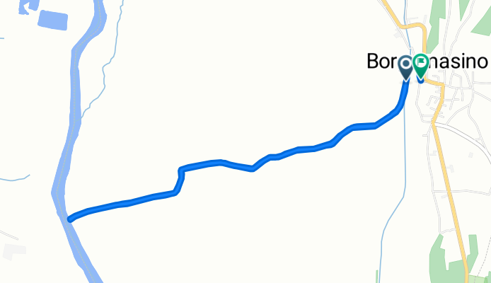 Da Via Saleri, Borgomasino a Via Crosa 18, Borgomasino