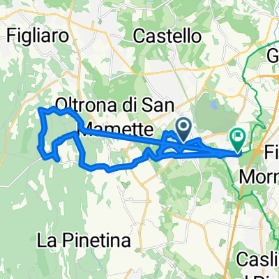 Da Via Alessandro Manzoni 1, Bulgarograsso a Via Aurelio Morandi 254, Ronco Vecchio