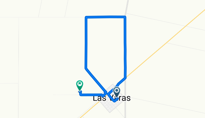 Ruta desde Sarmiento, San Justo