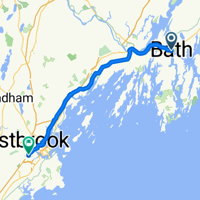 235 Front St, Bath to 50 Maine Mall Rd, South Portland