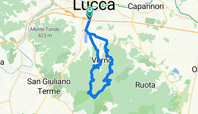 Da Viale San Concordio 1097, Lucca a Traversa I Via delle Fornacette 122, Lucca