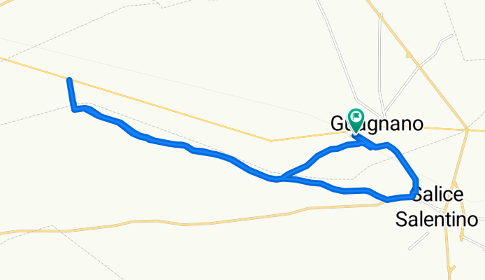 Da Via Ruffilli 6, Guagnano a Via San Benedetto Val di Sambro 19, Guagnano
