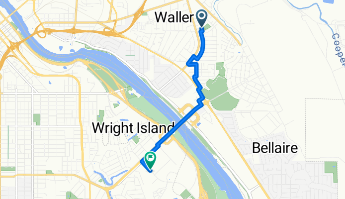 Bistineau Drive 1604, Bossier City to Knight Street 2922, Shreveport