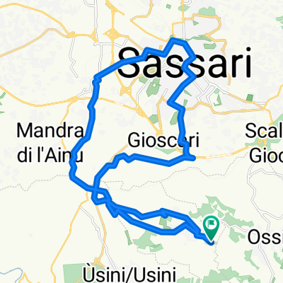 Tissi - Gioscari - Ippodromo - Sassari Mercato - Caniga - Single Molafa' - Forestale - Tissi
