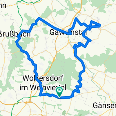 ZWEIGELT RADWEG mit START in GROSSENGERSDORF CLONED FROM ROUTE 83313