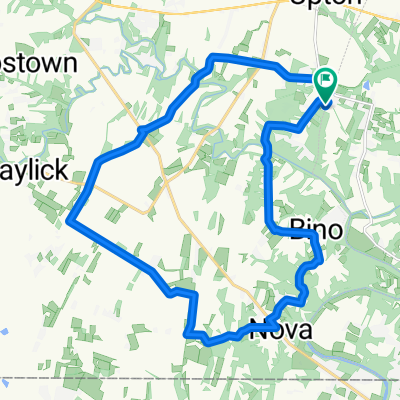 Back roads to Nova - 15miles