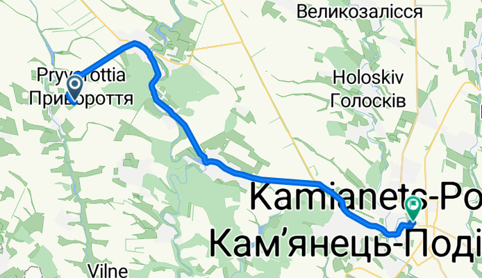Маршрут в Соборная улица, Камянец-Подольский