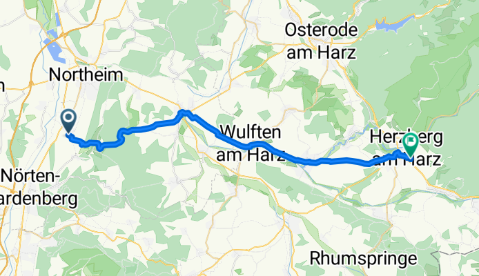 Bühler Straße 23, Northeim nach Am Edelhof 5, Herzberg am Harz