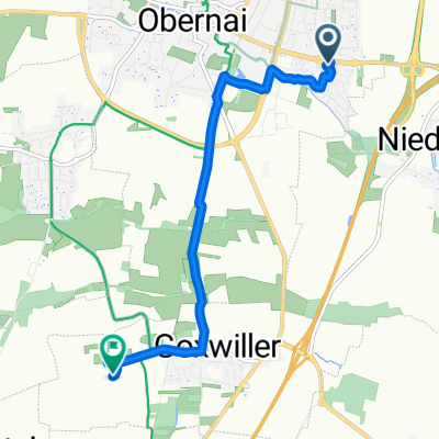 Itinéraire à partir de 3 Rue Aloyse Clauss, Obernai