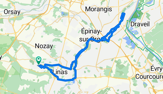 Marcoussis Juvisy et retour