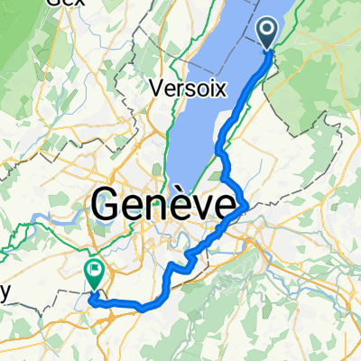 De Hermance à Chemin des Crottes, Saint-Julien-en-Genevois