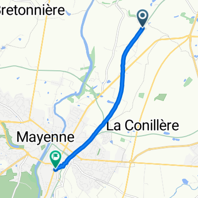 De Chemin de Fer, Mayenne à 40 Rue Louis Blériot, Mayenne