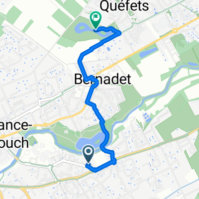 De 2 Impasse du Pigeonnier, Plaisance-du-Touch à Chemin de Vallette-Bas, Tournefeuille