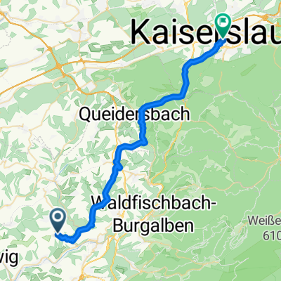 Am Kälbling 22, Maßweiler nach Karl-Kröckel-Straße 41, Kaiserslautern