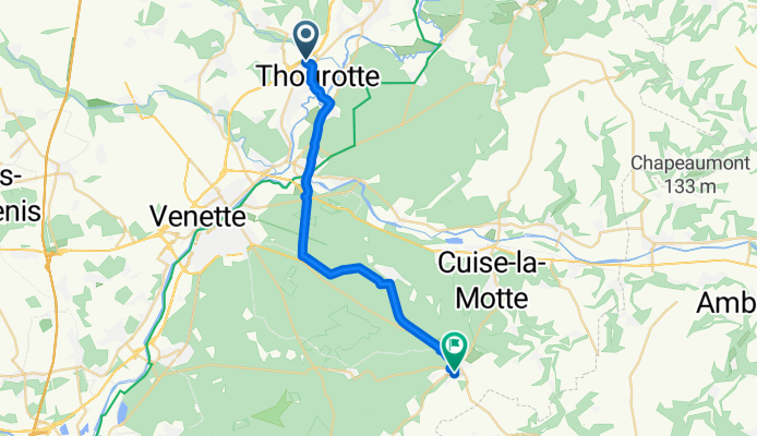 De 13 Rue Robert Lebelle, Thourotte à 1–6 Rue Louis d'Orléans, Pierrefonds