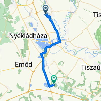 Arany János utca 16, Sajópetri to Széchenyi István utca 37, Hejőpapi