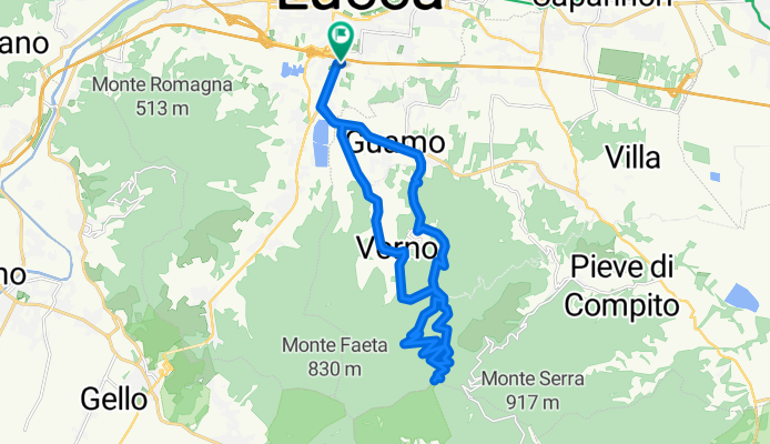 Da Viale San Concordio 1097/R, Lucca a Viale San Concordio 1097/R, Lucca