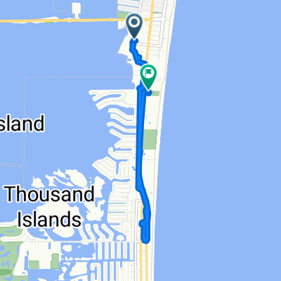 3700–3748 S Banana River Blvd, Cocoa Beach to 110–156 Fisher Park Dr, Cocoa Beach