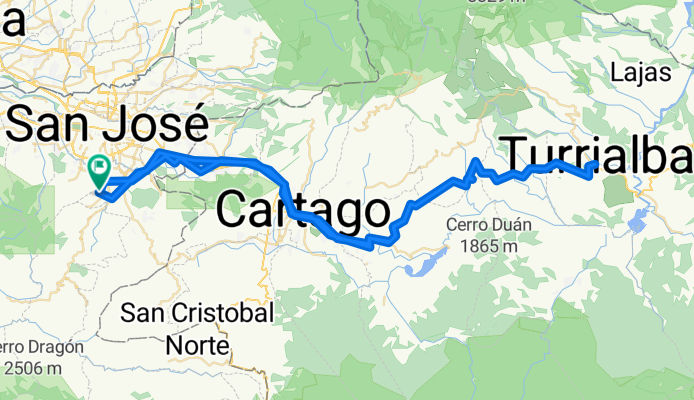 SAN JOSE - TURRIALBA