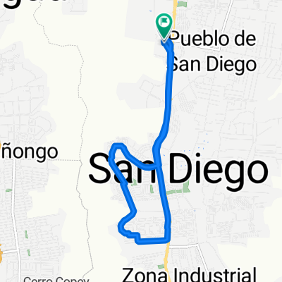 subida la esmeralda, San Diego