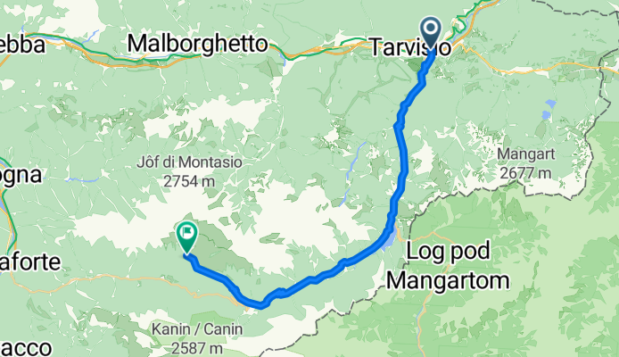 Tarvis-Sella Nevea-Malga Montasio
