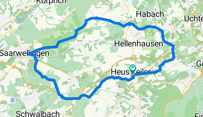 Heusweiler-Saarwellingen-Eiweiler-Mangelhausen