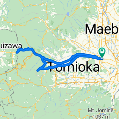 From Usui-Hill to Takasaki Via Mt.Myogi