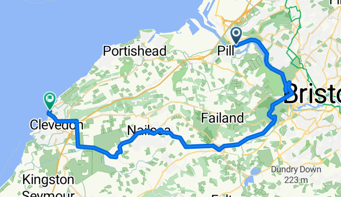 460–464 Portway, Shirehampton, Bristol to St Christopher Ct, Clevedon
