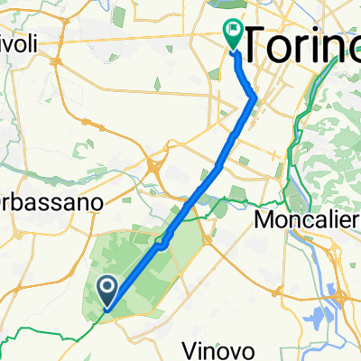 Da Strada Statale 23 del Sestriere, Candiolo a Corso Peschiera, Torino