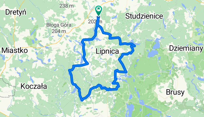 Okolice Lipnicy przed Harpem