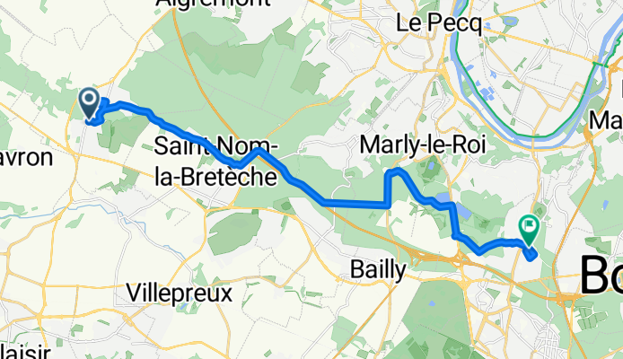 39 Grande Rue, Feucherolles to 35–41 Avenue Nicolas Boileau, La Celle-Saint-Cloud