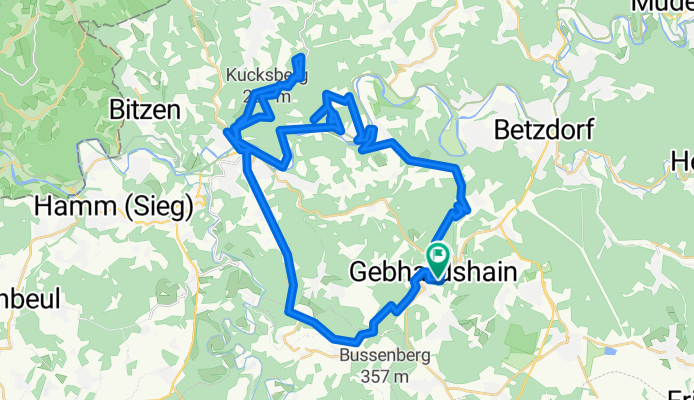 Schulstraße 6, Gebhardshain nach Wiesengrundstraße 19, Gebhardshain
