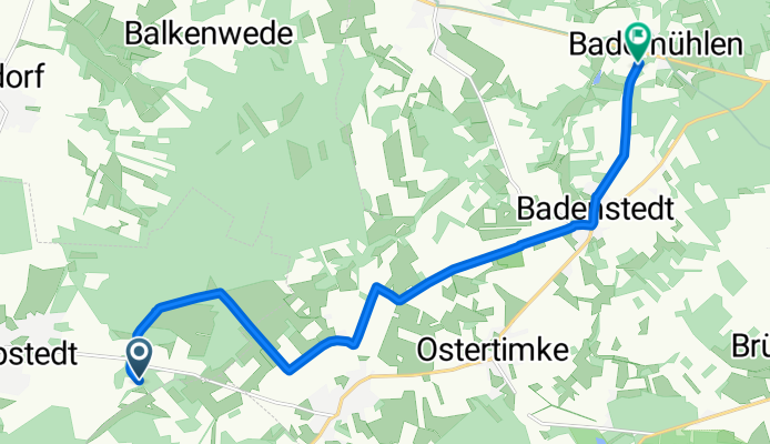 Westertimker Weg, Hepstedt nach Am Teufelsberg, Zeven