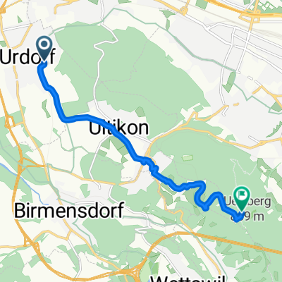 Jakob-Schälchli-Strasse 36, Urdorf nach Gratweg 14, Zürich