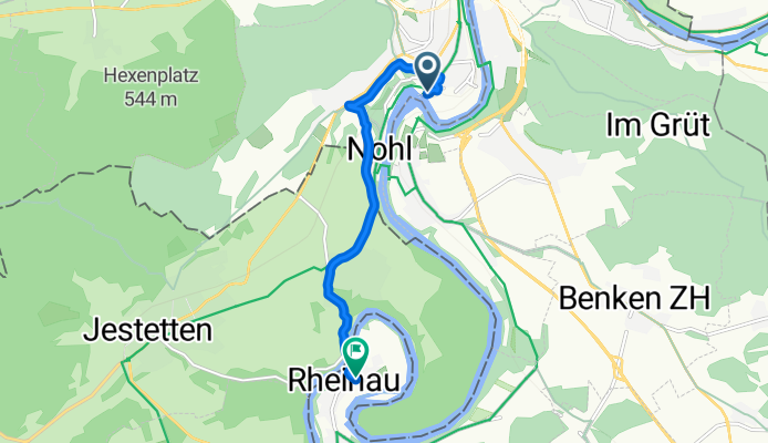 Industrieplatz 1H, Neuhausen nach Alte Zollstrasse 1A, Rheinau