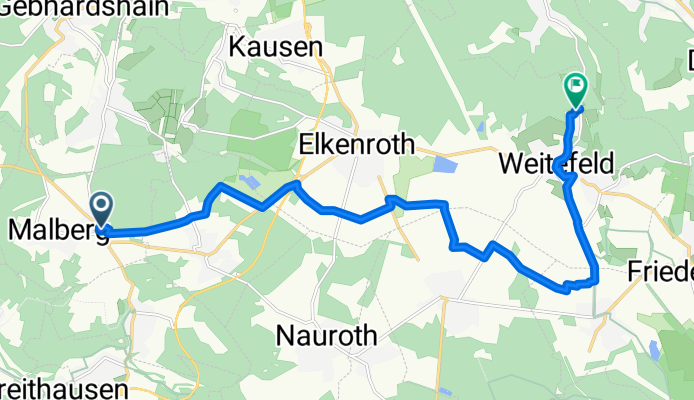 Hachenburger Straße 15, Malberg nach Zum Erlenborn 47, Weitefeld