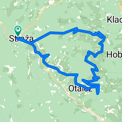 Straža (Želin) - Otalež - Cerkljanski vrh - Zaganjalca - Straža (Želin)