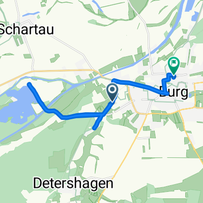Route nach Holzstraße 26B, Burg