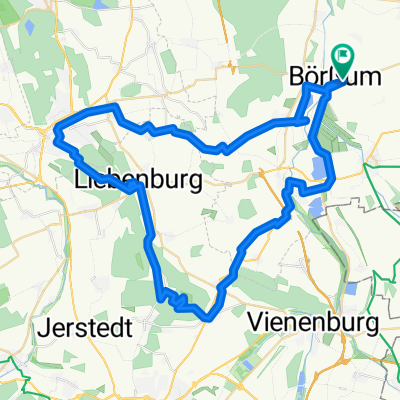 Börßum 62km rundtour west süd