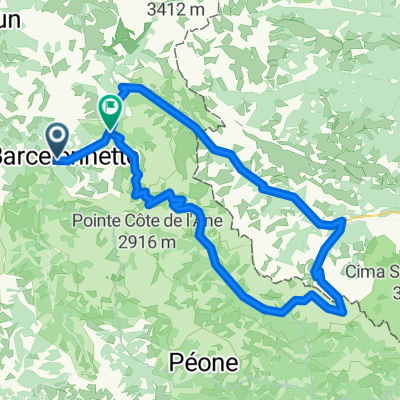 Barcelonnette loop -JarchLombarde Bonnette