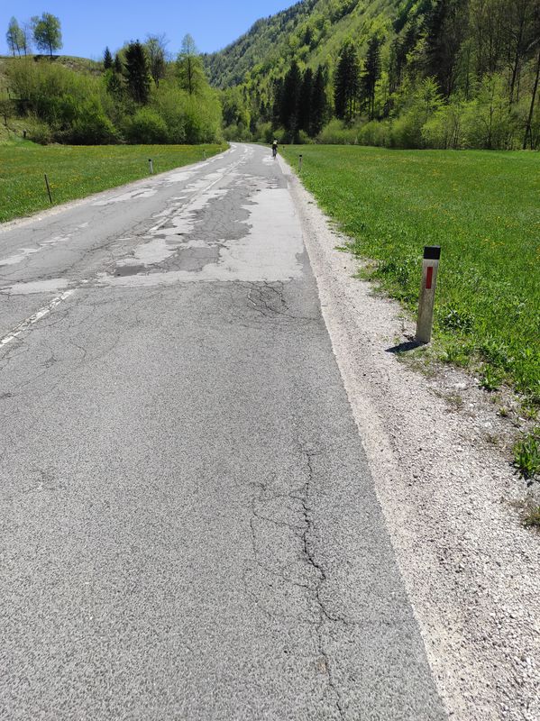 od Blažiča do parkirišča za Malo Planino