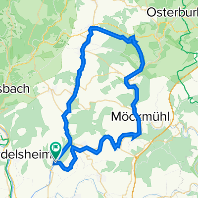 UGH Schefflenzmündung - Schefflenztal - O'schefflenz - Fischbachtal - Seckach - Möckmühl - Jagst - Schefflenzmündung