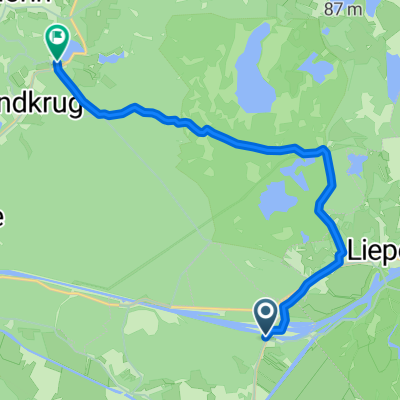 Niederfinow(Schiffshebewerk) nach Chorin(Klosterruine)