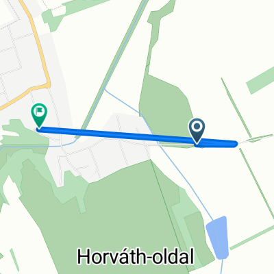 Route to Etelköz utca 7., Ádánd