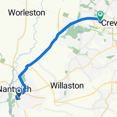 28 Station View, Nantwich to 85 Samuel St, Crewe